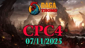 Đá gà Thomo CPC4 hôm nay 07/11/2025